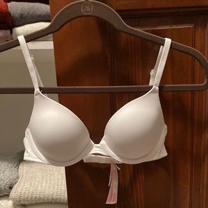 Pink white bra 32A